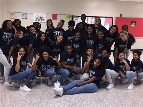 Step Team group photo 